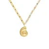Finaste Gekleurde chain ketting met schelp goudkleurig Sale