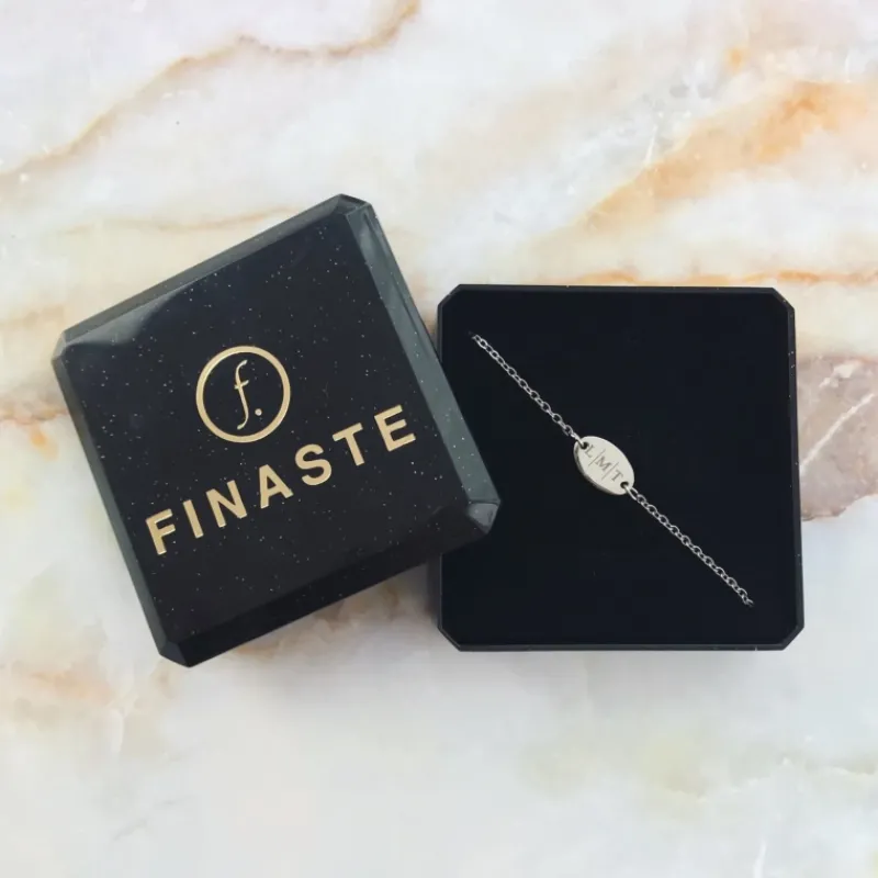 Finaste Gepersonaliseerd armbandje met 3 initialen Best