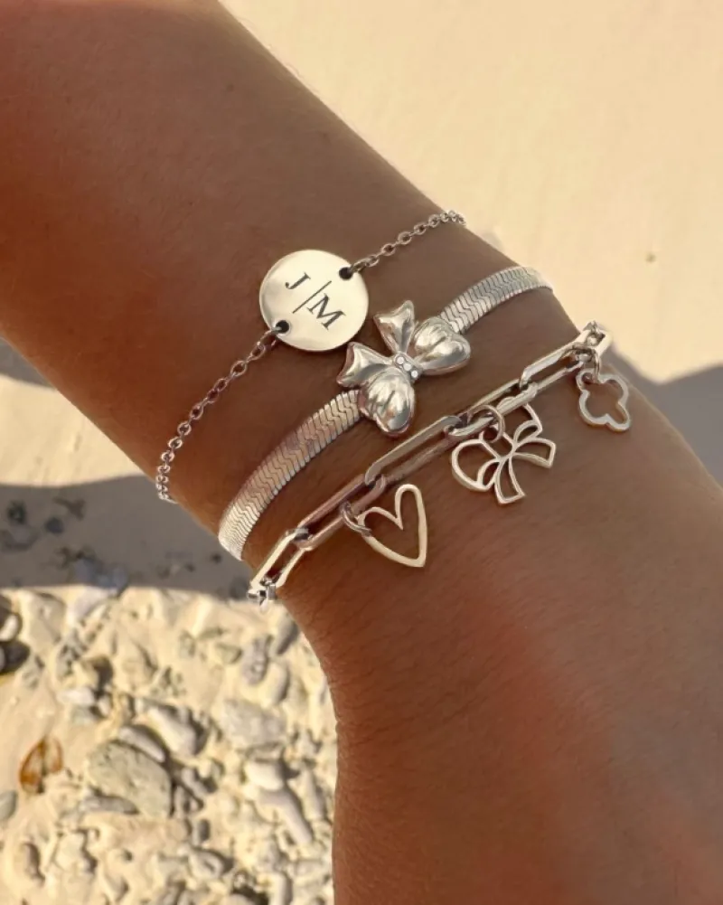 Finaste Gepersonaliseerde Armband Twee Initialen Outlet