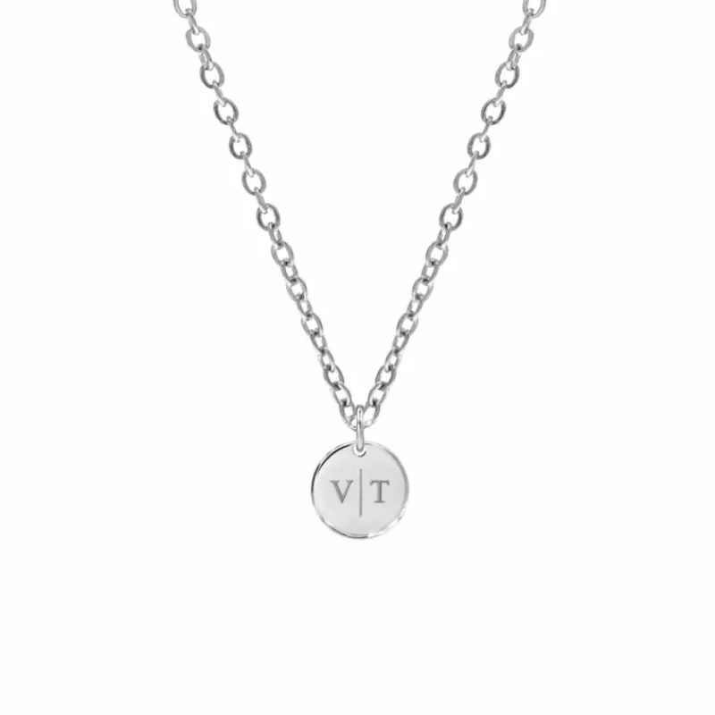 Finaste Gepersonaliseerde Ketting Twee Initialen Discount