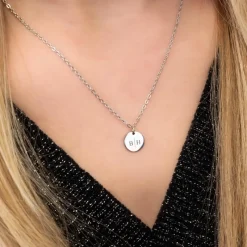 Finaste Gepersonaliseerde Ketting Twee Initialen Discount