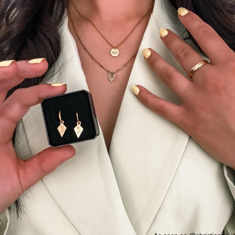 Finaste Gepersonaliseerde Ketting Twee Initialen Goud Kleurig Best