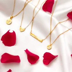 Finaste Gepersonaliseerde Ketting Twee Initialen Goud Kleurig Best