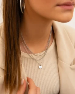 Finaste Gepersonaliseerde Ketting Twee Initialen Discount