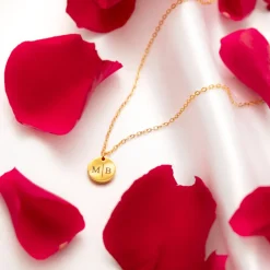 Finaste Gepersonaliseerde Ketting Twee Initialen Goud Kleurig Best