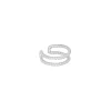 Finaste Gevlochten ear cuff dubbel Fashion
