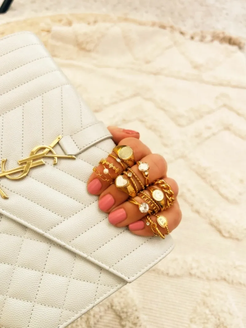 Finaste Goaldigger ring goudkleurig Discount