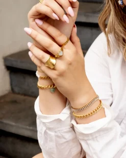 Finaste Goaldigger ring goudkleurig Discount