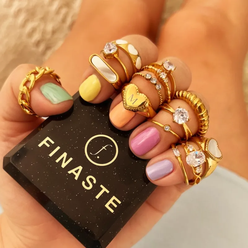 Finaste Goaldigger ring goudkleurig Discount