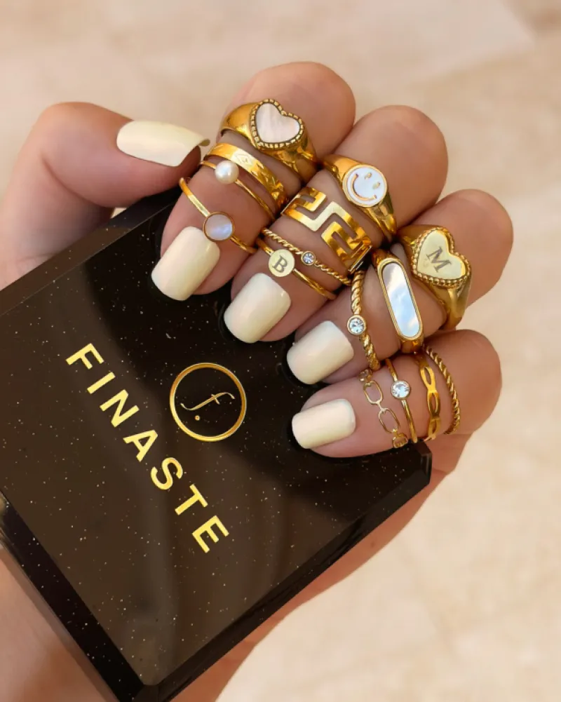 Finaste Goaldigger ring goudkleurig Discount