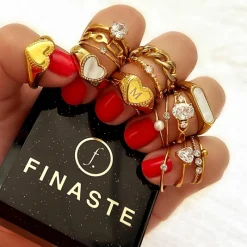 Finaste Goaldigger ring goudkleurig Discount