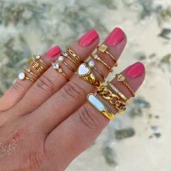 Finaste Goaldigger ring goudkleurig Discount