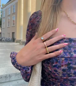 Finaste Goaldigger ring goudkleurig Discount