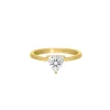 Finaste Golddigger ring triangle gold plated Outlet