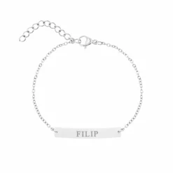 Finaste Graveerbare Armband Bar Clearance