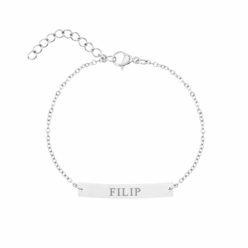 Finaste Graveerbare Armband Bar Clearance