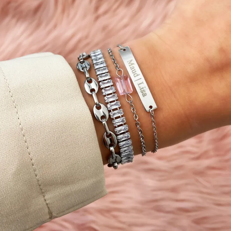 Finaste Graveerbare Armband Bar Clearance