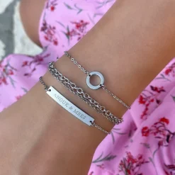 Finaste Graveerbare Armband Bar Clearance