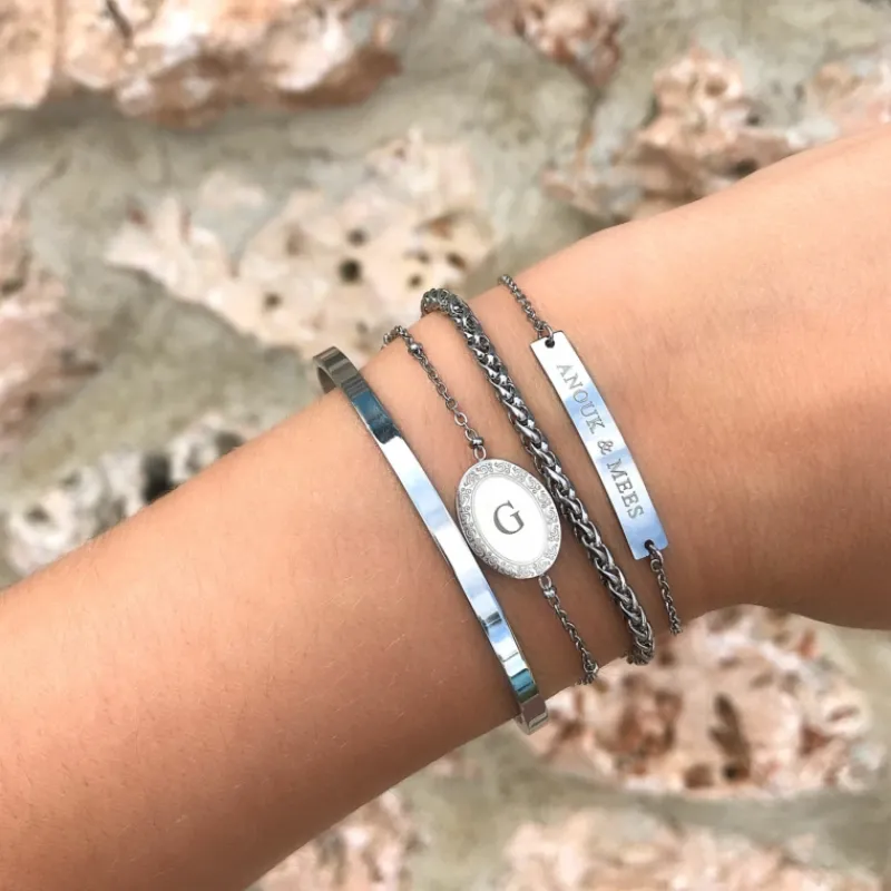 Finaste Graveerbare Armband Bar Clearance