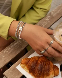 Finaste Graveerbare Armband Chain & Pearl Discount