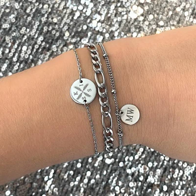 Finaste Graveerbare Armband Met Muntje Best