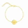 Finaste Graveerbare Armband Rond Goud Kleurig Outlet