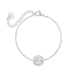 Finaste Graveerbare armband vintage coin New