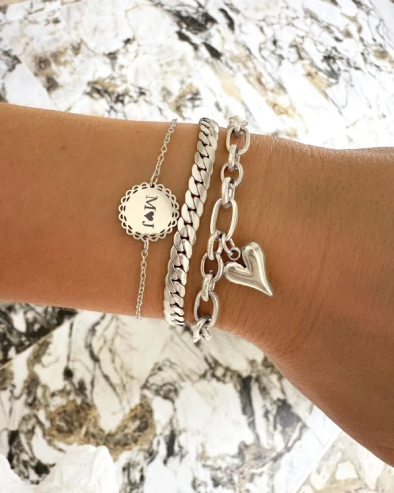 Finaste Graveerbare Armband Vintage Bedel Best