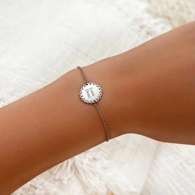 Finaste Graveerbare Armband Vintage Bedel Best