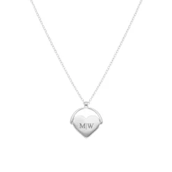 Finaste Graveerbare hartjes ketting ariana Fashion