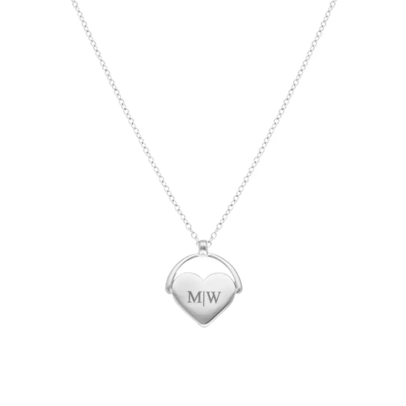 Finaste Graveerbare hartjes ketting ariana Fashion