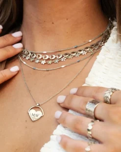 Finaste Graveerbare hartjes ketting ariana Fashion