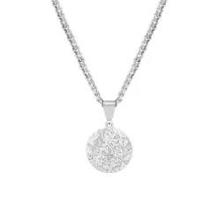 Finaste Graveerbare heren ketting sterrenhemel Clearance