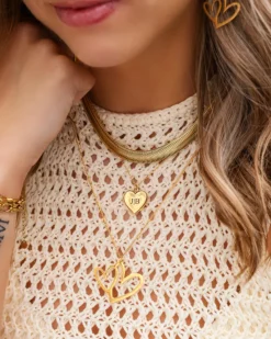 Finaste Graveerbare ketting beloved goudkleurig Outlet