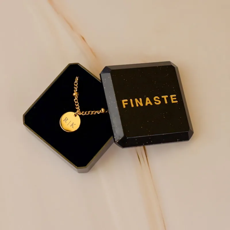 Finaste Graveerbare ketting muntje goud kleurig Discount