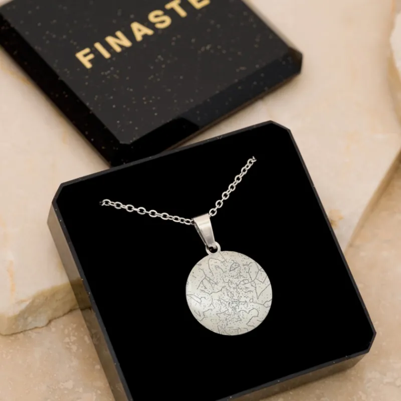 Finaste Graveerbare ketting sterrenhemel Sale
