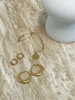 Finaste Graveerbare ketting sterrenhemel goudkleurig Online