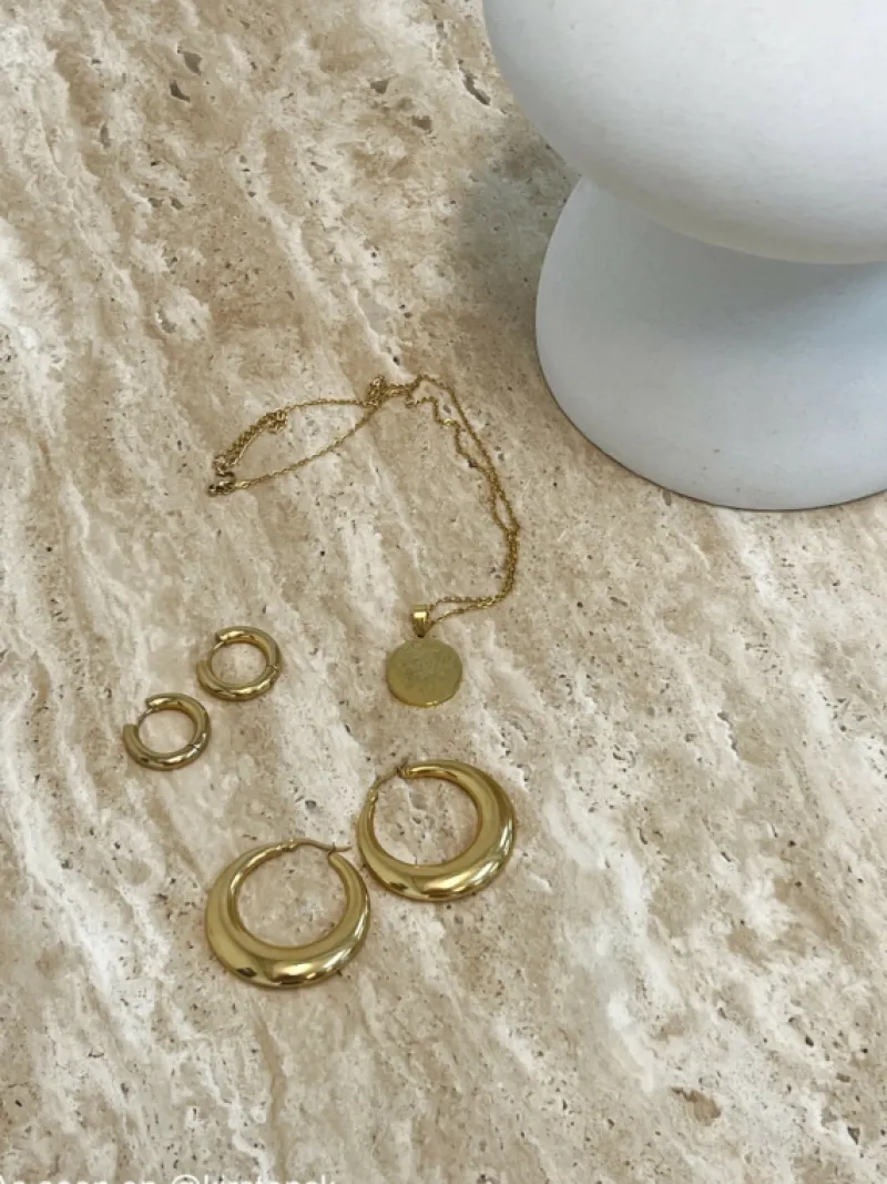 Finaste Graveerbare ketting sterrenhemel goudkleurig Online
