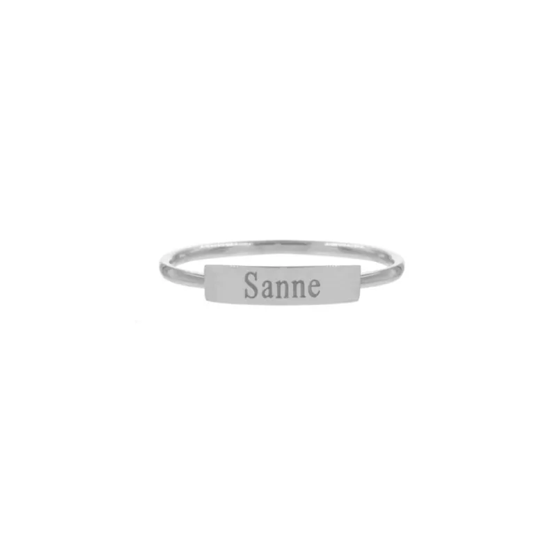Finaste Graveerbare ring bar Discount