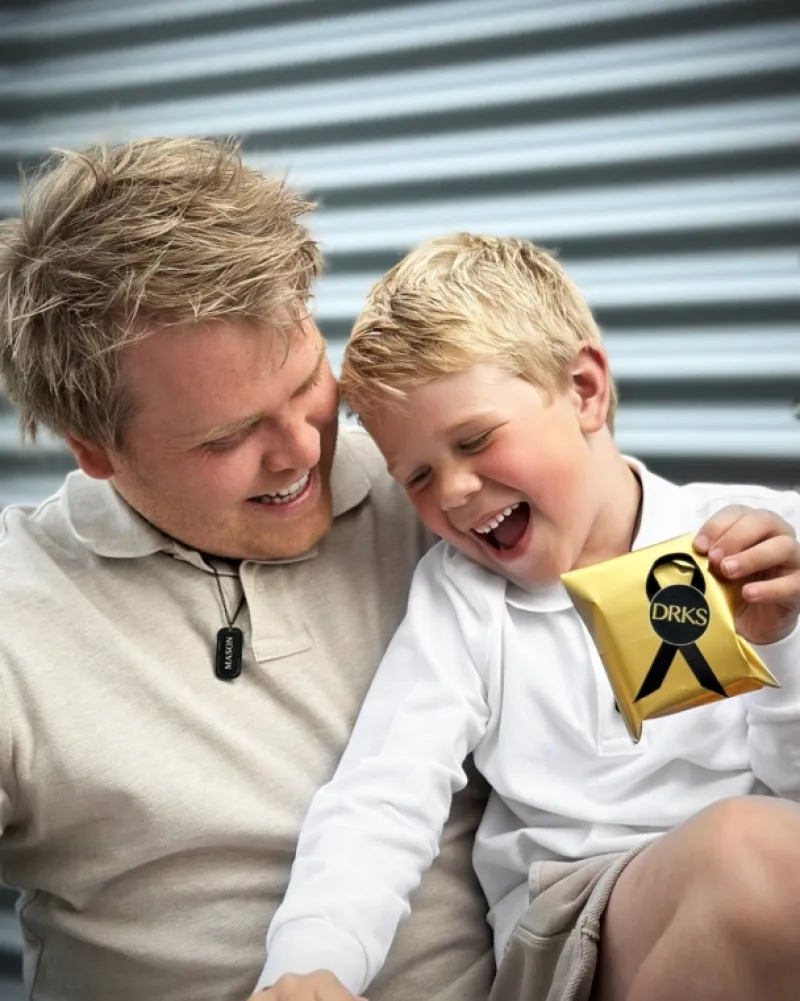 Finaste Graveerbare tag ketting heren zwart Online