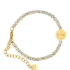 Finaste Graveerbare Tennis Armband Goudkleurig Discount