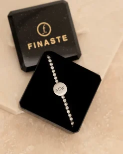 Finaste Graveerbare Tennis Armband Outlet