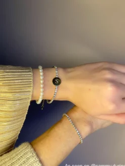 Finaste Graveerbare Tennis Armband Goudkleurig Discount