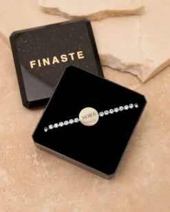 Finaste Graveerbare tennis ketting New
