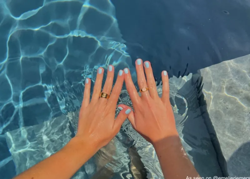 Finaste Grove ring statement goud kleurig Sale