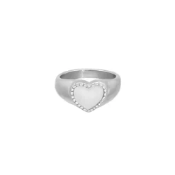 Finaste Heart Zegelring Best