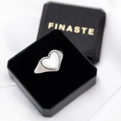 Finaste Heart Zegelring Best