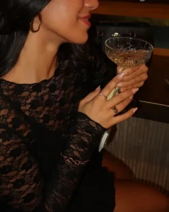 Finaste Heart Zegelring Met Initials Goudkleurig New