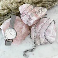 Finaste Horloge kleur zilver Online