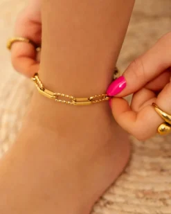 Finaste Iconic chain anklet goldplated Hot